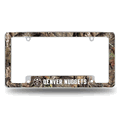 Denver Nuggets Mossy Oak Chrome Automotive License Plate Frame Denver Nuggets Mossy Oak Chrome Automotive License Plate Frame