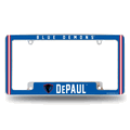 DePaul�Blue Demons12"x 6" Chrome Automotive License Plate Frame