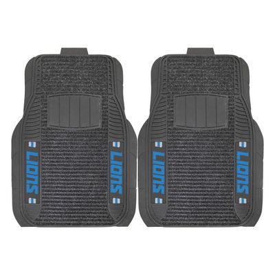 Detroit Lions 2-pc Deluxe Car Mat Set