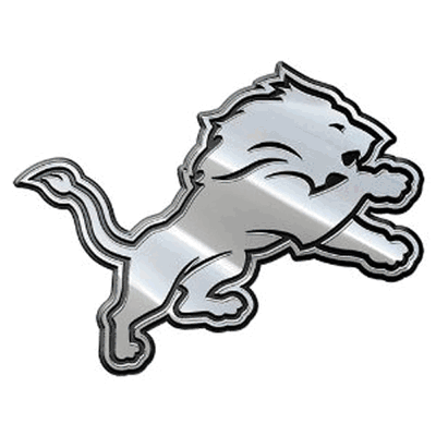 Detroit Lions Auto Emblem Premium Metal