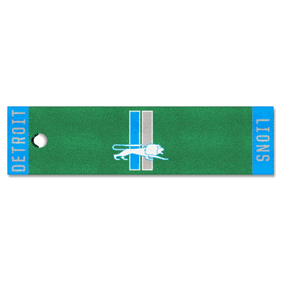 Detroit Lions NFL Vintage Putting Green Mat