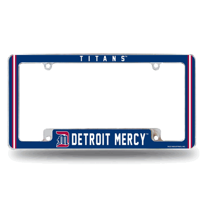 Detroit Mercy�Titans12"x 6" Chrome Automotive License Plate Frame