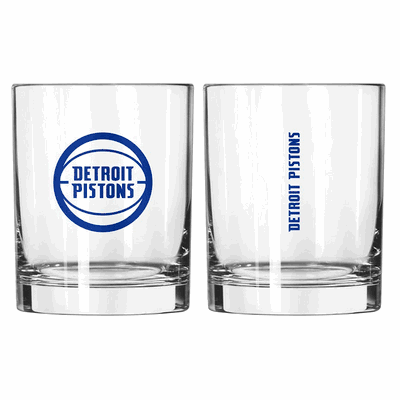 Detroit Pistons 14oz Gameday Rocks Glass