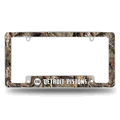 Detroit Pistons Mossy Oak Chrome Automotive License Plate Frame