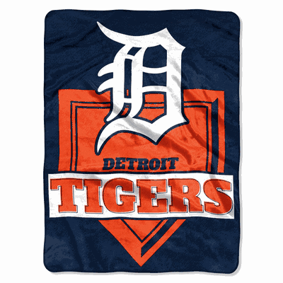 Detroit Tigers "Home Plate" Blanket