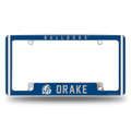 Drake Bulldogs12"x 6" Chrome Automotive License Plate Frame Drake Bulldogs12"x 6" Chrome Automotive License Plate Frame