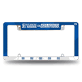 Duke Blue Devils 5 Time Multi Champ Chrome License Plate Frame Duke Blue Devils 5 Time Multi Champ Chrome License Plate Frame