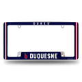 Duquesne�Dukes12"x 6" Chrome Automotive License Plate Frame