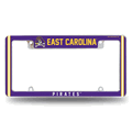 East Carolina Pirates Classic 12"x 6" Chrome Auto License Plate Frame