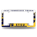 East Tennessee State Buccaneers Primary Chrome License Plate Frame