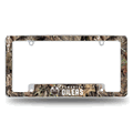 Edmonton Oilers Mossy Oak Chrome Automotive License Plate Frame