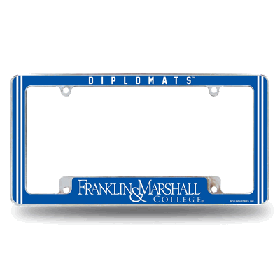 Evansville�Purple Aces12"x 6" Chrome Automotive License Plate Frame