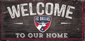 FC Dallas Sign Wood 6x12 Welcome To Our Home Design