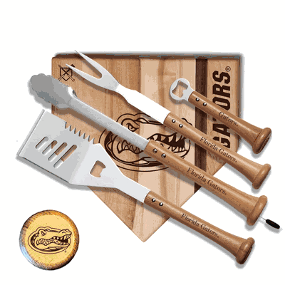 Florida Gators 12 Inch Grand Slam Grill Tool Set