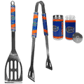 Florida Gators 2 Piece Tailgate BBQ Set with Salt and Pepper Shakers