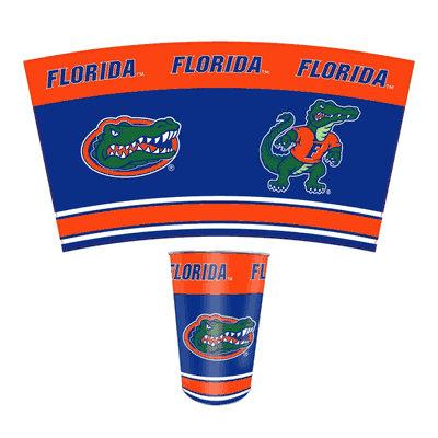 Florida Gators 3.3 Gallon Wastebasket