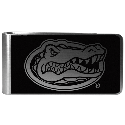 Florida Gators Black and Steel Money Clip