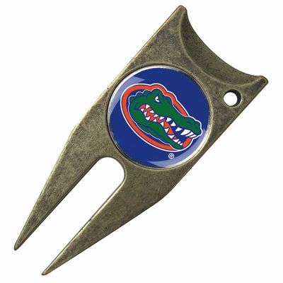 Florida Gators Stealth Golf Divot Tool - Antique Brass