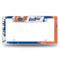 Florida Gators Tie Dye 12" x 6" Chrome Automotive License Plate Frame Florida Gators Tie Dye 12" x 6" Chrome Automotive License Plate Frame