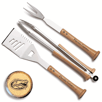 Florida Gators Triple Play Grill Tool Set