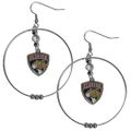 Florida Panthers 2 Inch Hoop Earrings