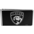 Florida Panthers Black and Steel Money Clip Florida Panthers Black and Steel Money Clip