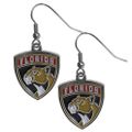 Florida Panthers Chrome Dangle Earrings