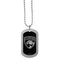 Florida Panthers Chrome Tag Necklace