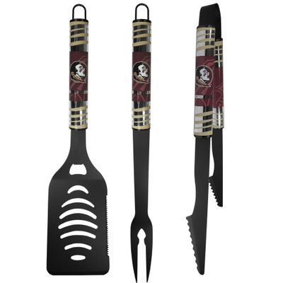 Florida St. Seminoles 3 pc Black Tailgater BBQ Set