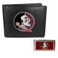 Florida St. Seminoles Bi-fold Wallet & Color Money Clip Florida St. Seminoles Bi-fold Wallet & Color Money Clip