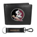 Florida St. Seminoles Bi-fold Wallet & Strap Key Chain Florida St. Seminoles Bi-fold Wallet & Strap Key Chain