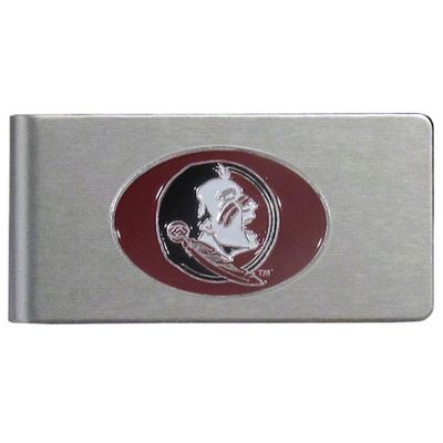 Florida St. Seminoles Brushed Metal Money Clip