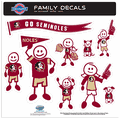 Florida St. Seminoles Family Decal Set Large Florida St. Seminoles Family Decal Set Large