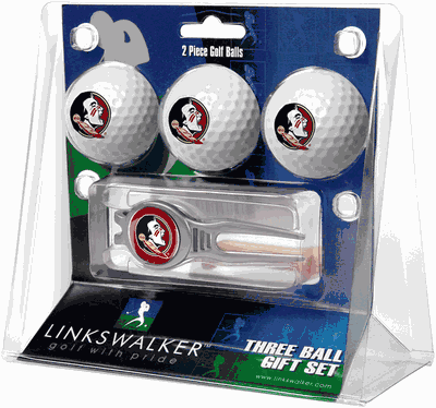Florida State Seminoles 3 Golf Ball And Kool Divot Tool Gift Pack