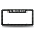 Florida State Seminoles Black Chrome Automotive License Plate Frame Florida State Seminoles Black Chrome Automotive License Plate Frame