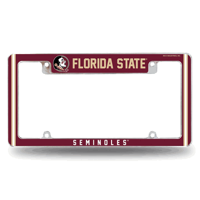 Florida State Seminoles Classic Chrome Automotive License Plate Frame