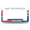 Francis Marion Patriots Primary Chrome Automotive License Plate Frame Francis Marion Patriots Primary Chrome Automotive License Plate Frame