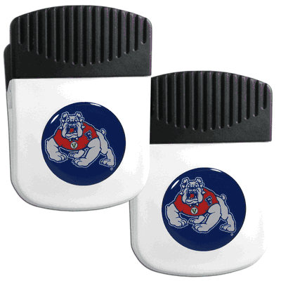 Fresno St. Bulldogs Clip Magnet with Bottle Opener, 2 pack