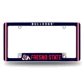 Fresno State Bulldogs Classic Chrome Automotive License Plate Frame