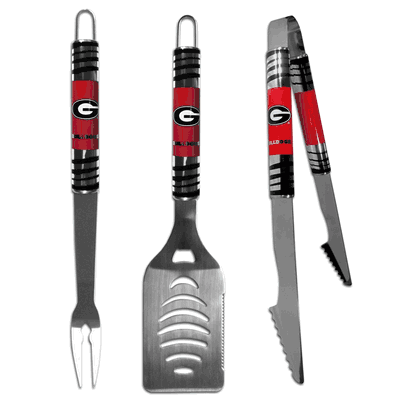 Georgia Bulldogs 3 pc Tailgater BBQ Set