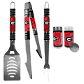 Georgia Bulldogs 3 Piece Tailgate BBQ Set with Salt and Pepper Shakers Georgia Bulldogs 3 Piece Tailgate BBQ Set with Salt and Pepper Shakers