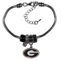 Georgia Bulldogs Euro Bead Bracelet Georgia Bulldogs Euro Bead Bracelet