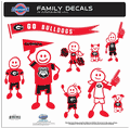 Georgia Bulldogs Family Decal Set Large Georgia Bulldogs Family Decal Set Large