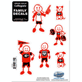 Georgia Bulldogs Family Decal Set - Small Georgia Bulldogs Family Decal Set - Small