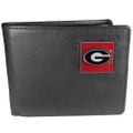 Georgia Bulldogs Leather Bi-fold Wallet Packaged in Gift Box Georgia Bulldogs Leather Bi-fold Wallet Packaged in Gift Box