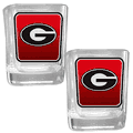 Georgia Bulldogs Square Glass Shot Glass Set Georgia Bulldogs Square Glass Shot Glass Set