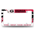 Georgia Bulldogs Standard Chrome Automotive License Plate Frame Georgia Bulldogs Standard Chrome Automotive License Plate Frame
