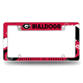 Georgia Bulldogs Wave 12" x 6" Chrome Automotive License Plate Frame Georgia Bulldogs Wave 12" x 6" Chrome Automotive License Plate Frame