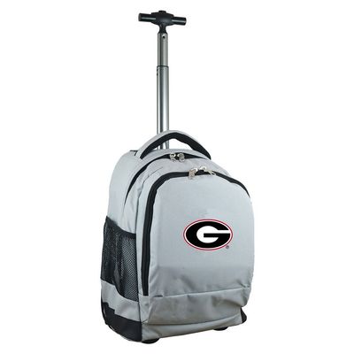 Georgia Bulldogs Wheeled Premium Backpack - Gray