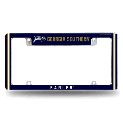 Georgia Southern Eagles Classic Chrome Automotive License Plate Frame